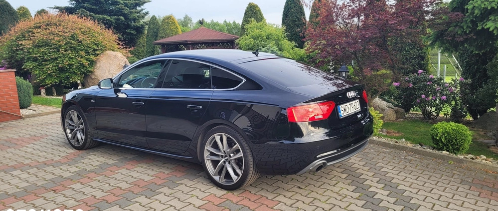 Audi A5 cena 83000 przebieg: 70050, rok produkcji 2014 z Sułkowice małe 121